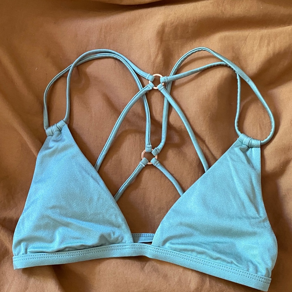 Strappy Seafoam Kendall & Kylie Pacsun Bikini top